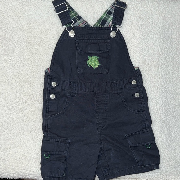 GYMBOREE 6 pc set boy tops shorts overalls socks 12-24 months - Picture 8 of 16